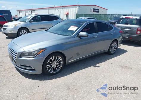 2015 Hyundai Genesis 3.8 z USA, uszkodzony, nr VIN KMHGN4JEXFU048538